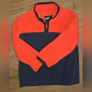 OshKosh B'gosh Vibrant Orange and Dark Blue Pullover